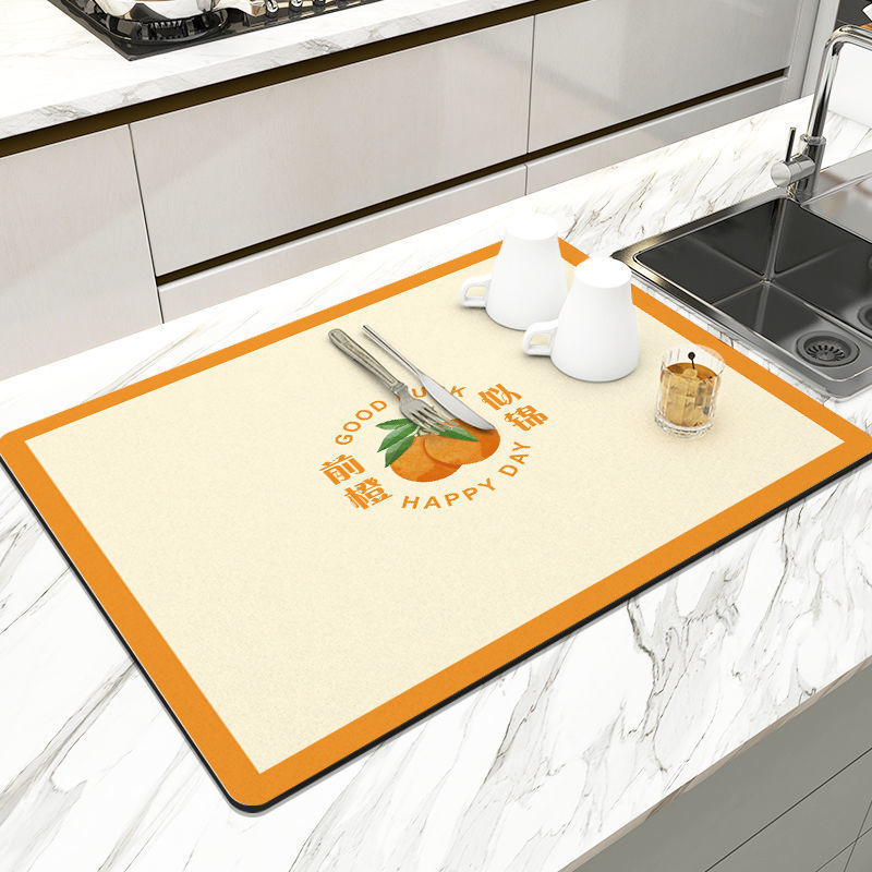 Kitchen Household Dining Table Table Wash-free Mat