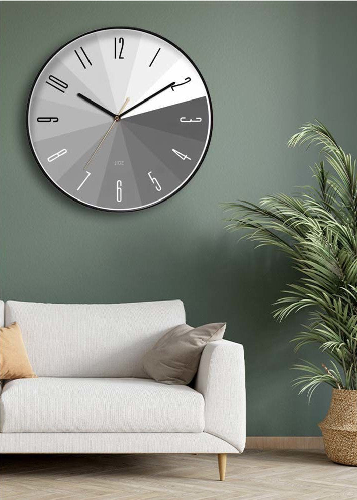 Living Room Modern Minimalist Clocks Atmosphere Household Mute Free Punch