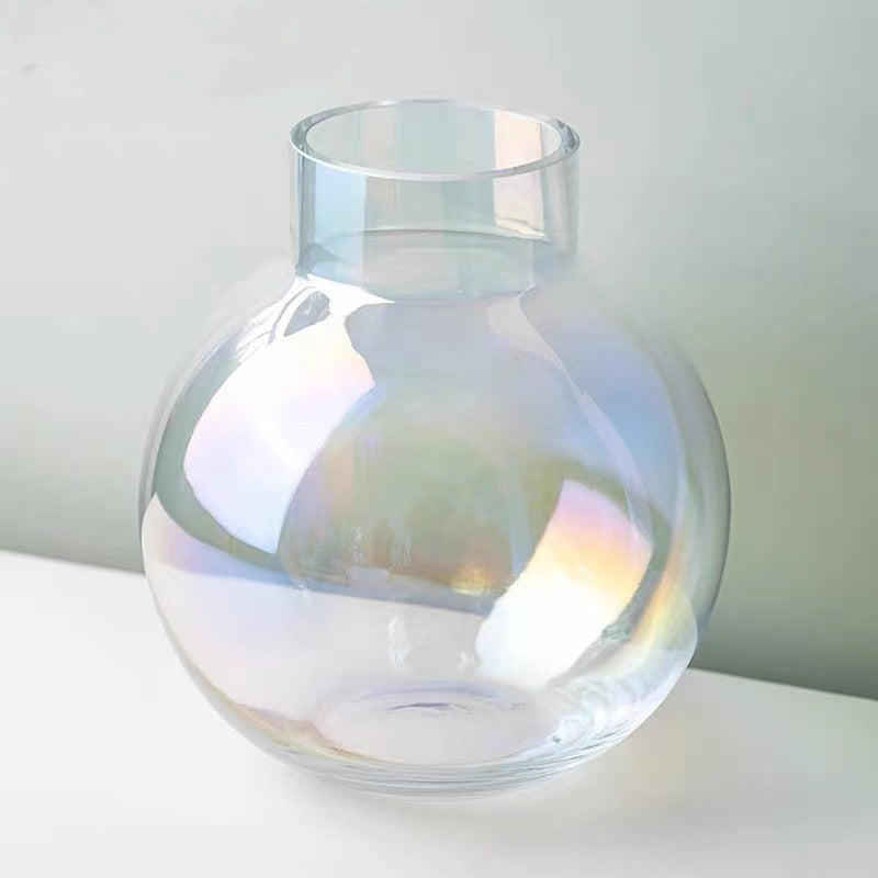 Creative Glass Vase Transparent Hydroponic Flower Dry Flower Vase