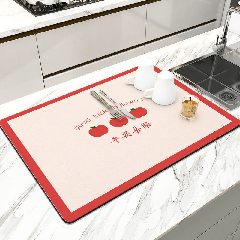 Kitchen Household Dining Table Table Wash-free Mat