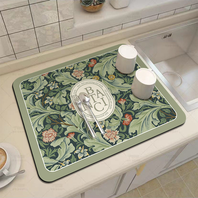 Kitchen Household Dining Table Table Wash-free Mat