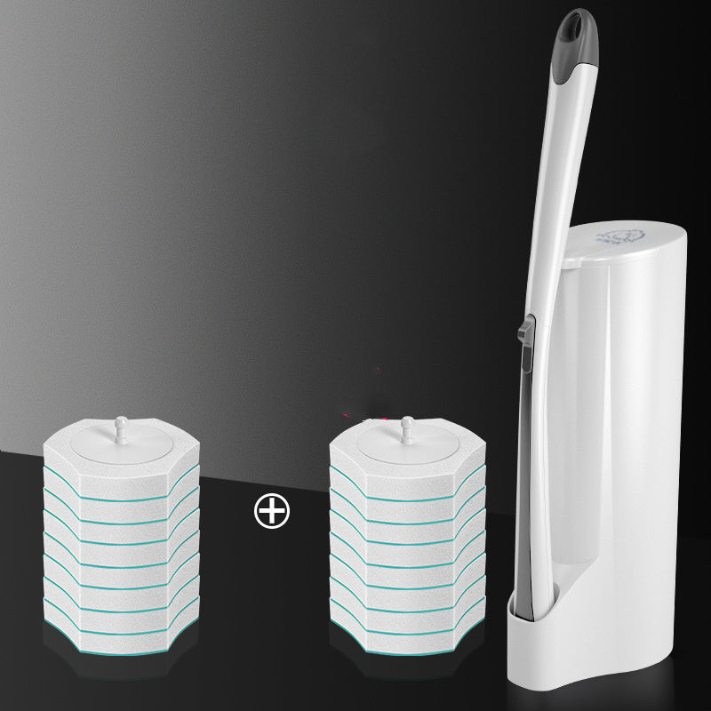 Household Disposable Toilet Brush Without Dead Ends